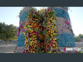 colorful floral arrangement from HBO's Full Bloom show